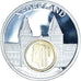 Holandia, medal, European Currencies, MS(65-70), Srebro platerowane miedzią