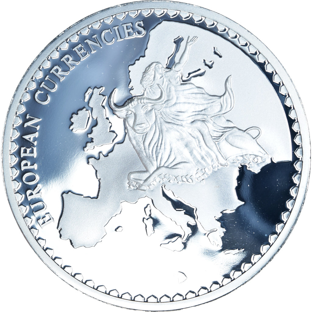 Pays-Bas, Médaille, European Currencies, FDC, Cuivre plaqué Argent