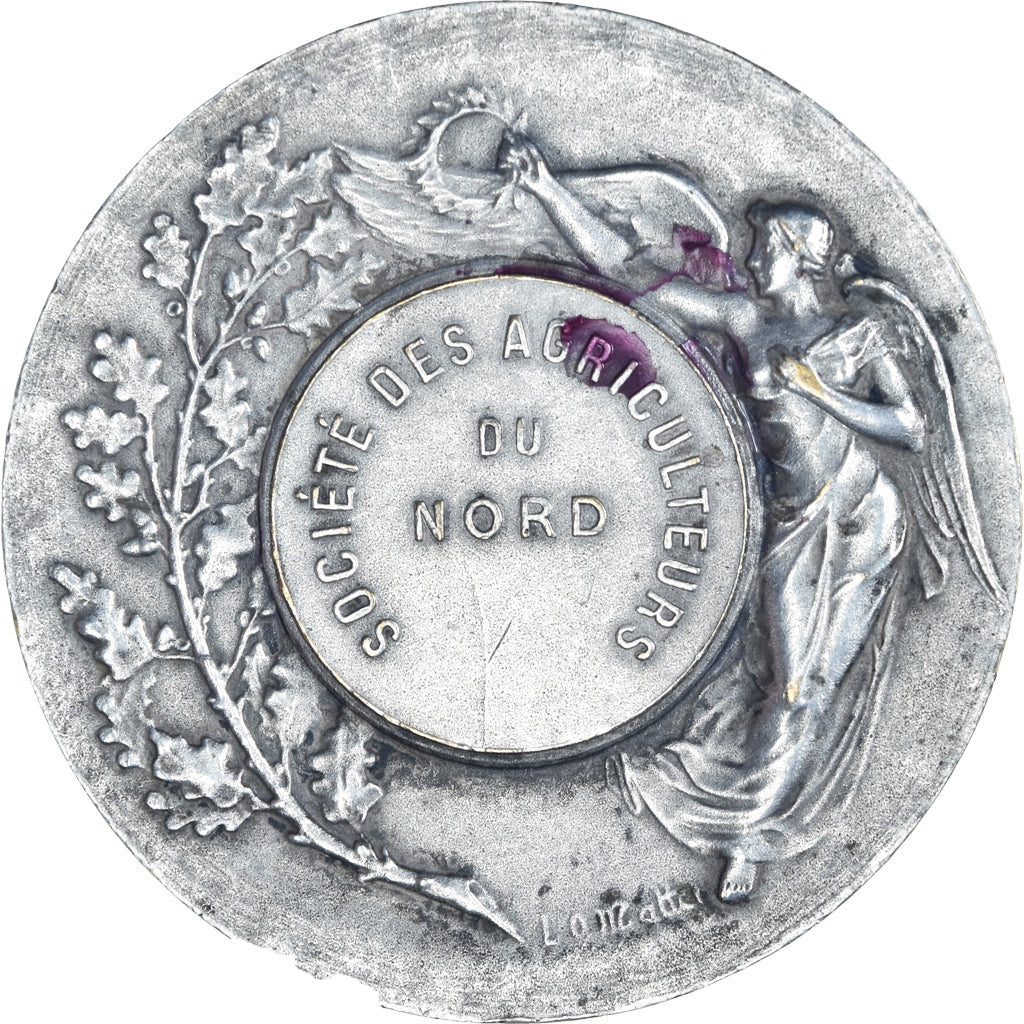 Francja, medal, Société des Agriculteurs du Nord, Lagrange, EF(40-45), Brąz