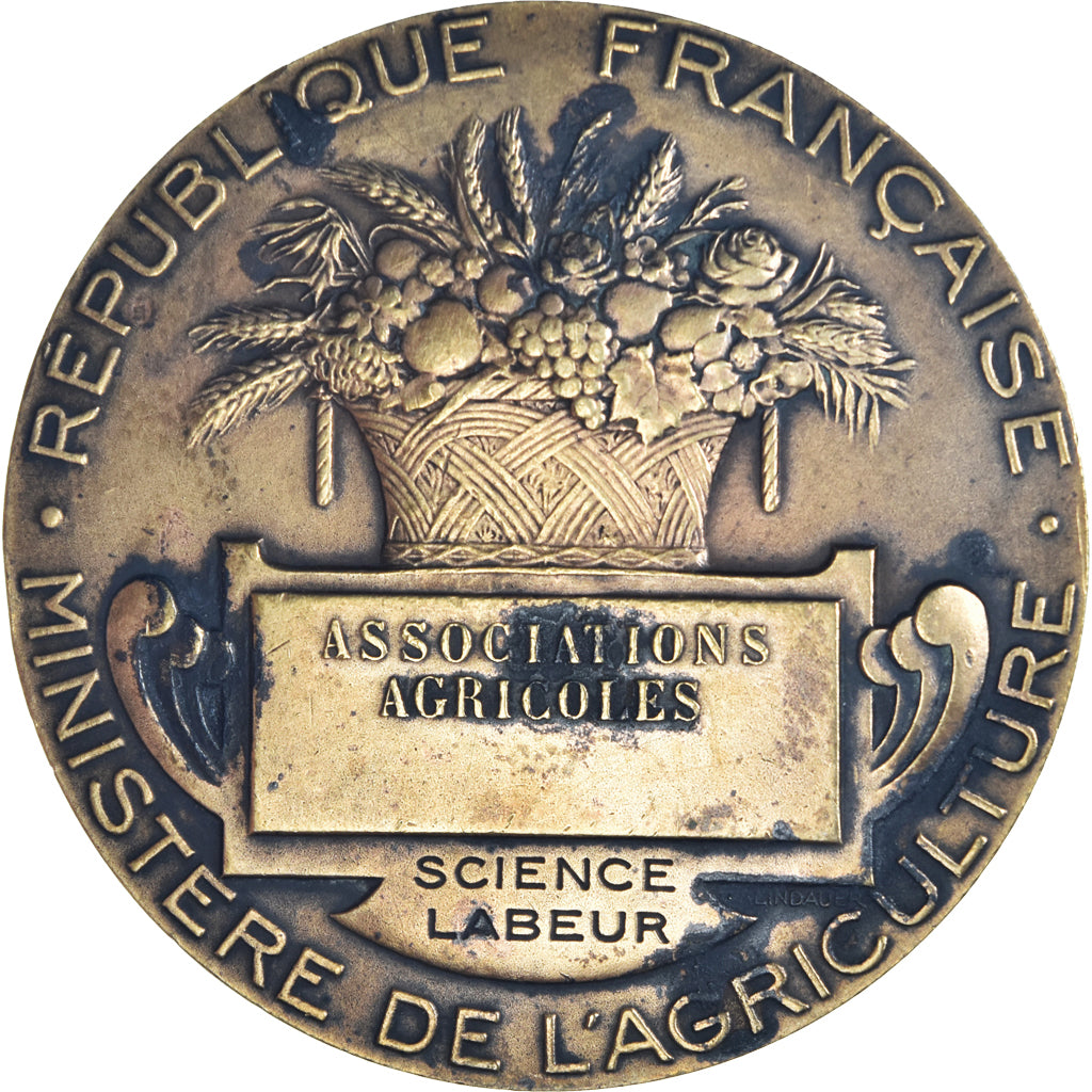 Francja, medal, Ministère de l'Agriculture, Associations Agricoles, Lagrange