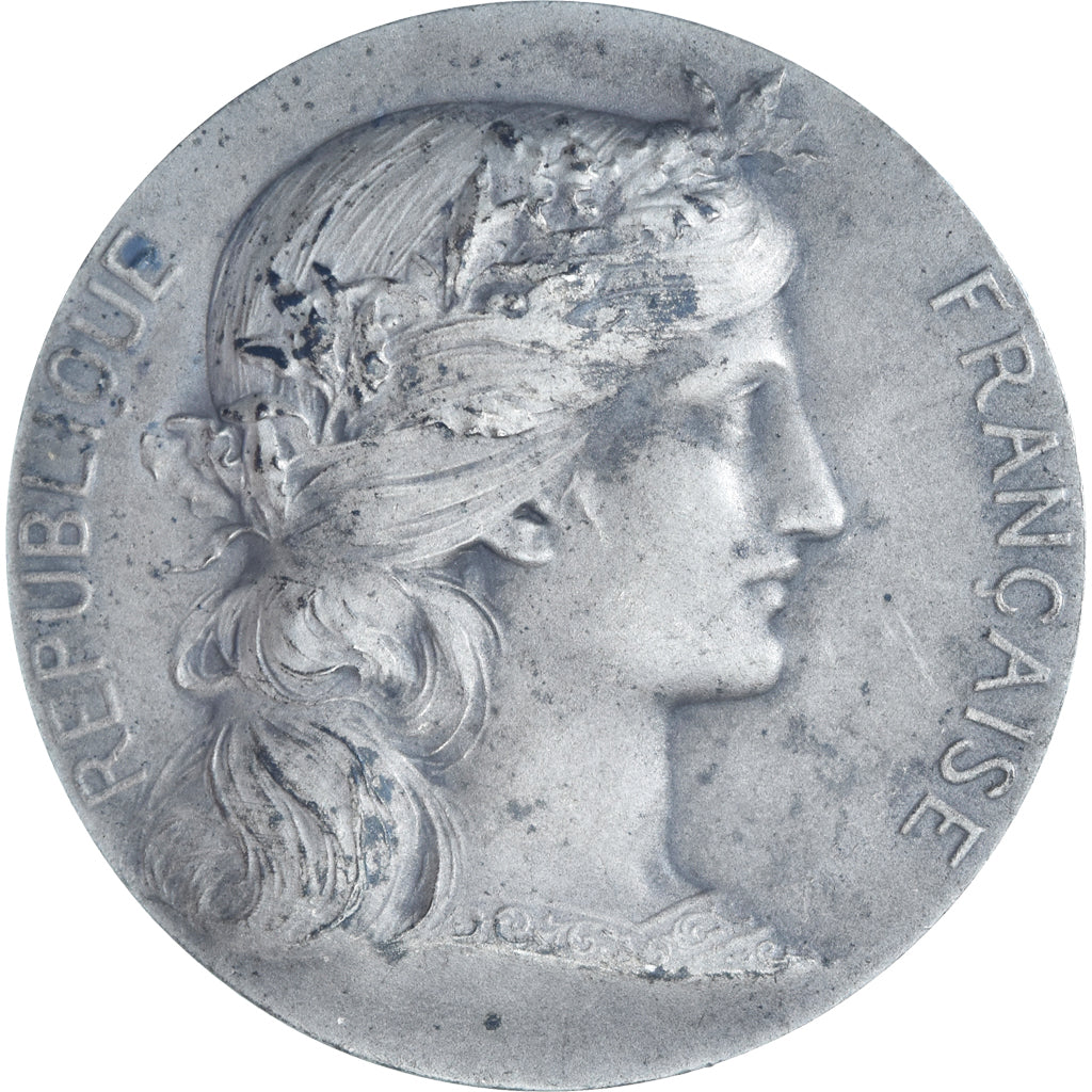 Francia, medalla, Ville de Bordeaux, Geography, Dupuis.D, MBC+, Plata