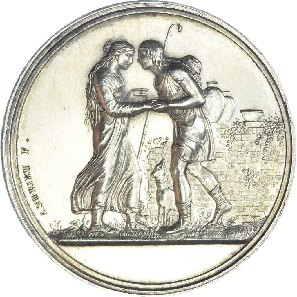 Frankrijk, Medaille, Noces, Mariage, Religion, Religions & beliefs, 1854
