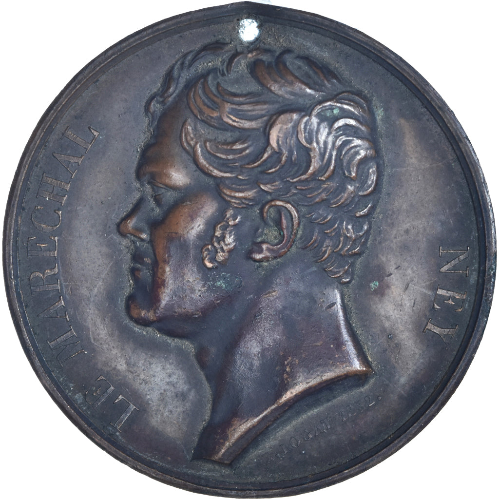 France, Medal, Maréchal Ney, Capitulation du 6 Juillet, History, 1832, Rogat