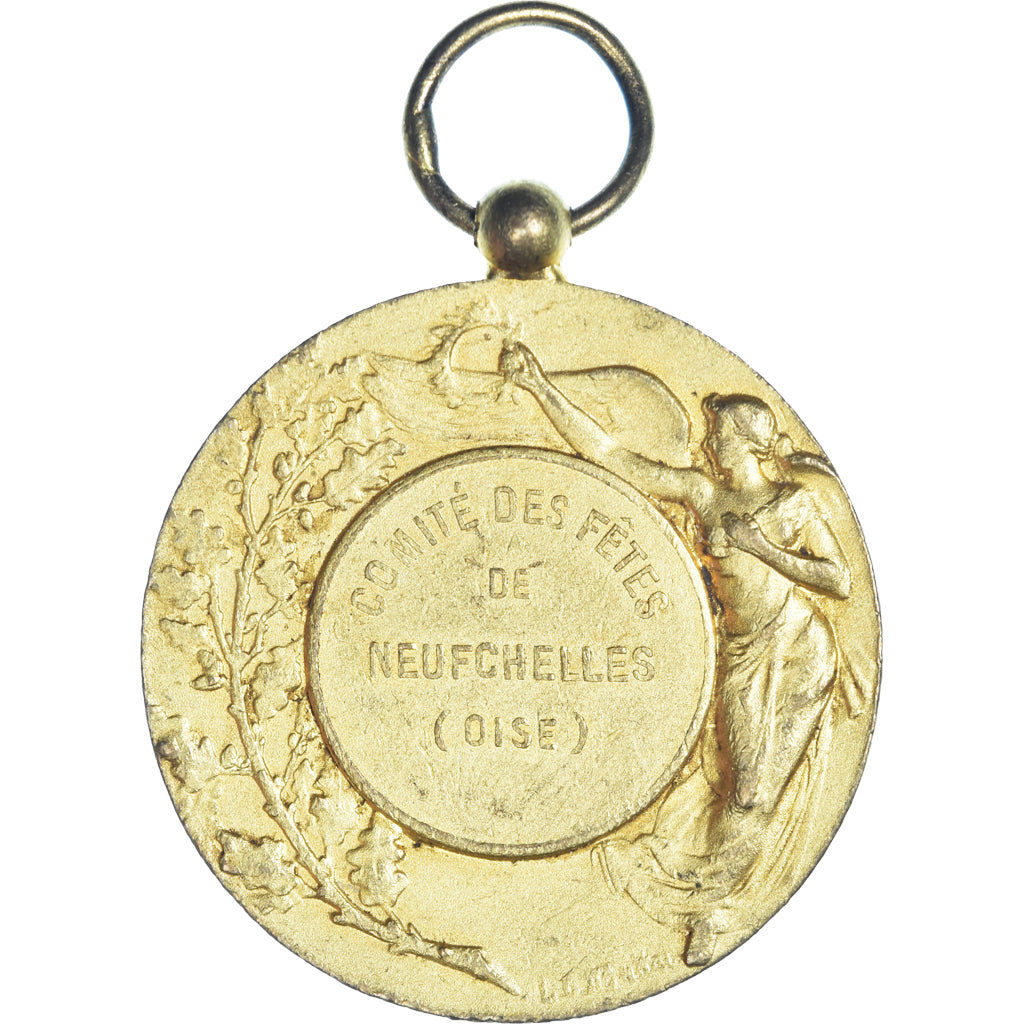 Frankrijk, Medaille, Comité des Fêtes de Neufchelles, Oise, Mattei, Patria