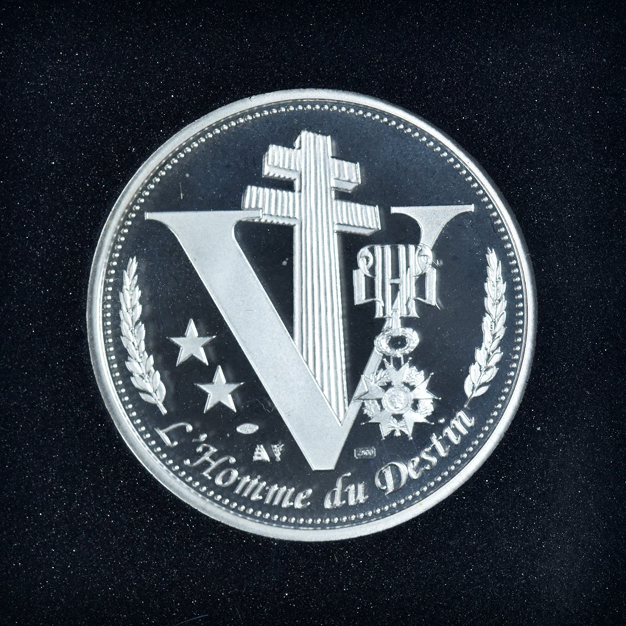 Frankrijk, Medaille, Charles de Gaulle, un Homme, un Destin, Politics, BE, FDC