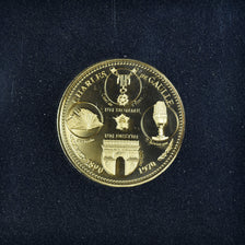 Francia, medaglia, Charles de Gaulle, un Homme, un Destin, Politics, FDC, Oro