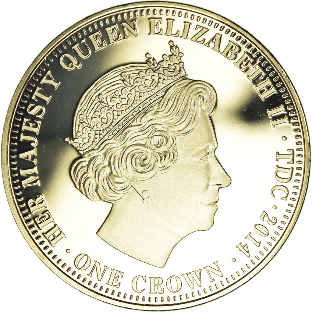 Münze, Großbritannien, Papal Inauguration, Crown, 2014, STGL, Copper-Nickel