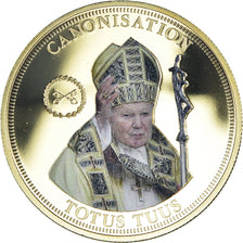 Coin, Great Britain, Canonisation, Crown, 2014, MS(65-70), Copper-Nickel Gilt