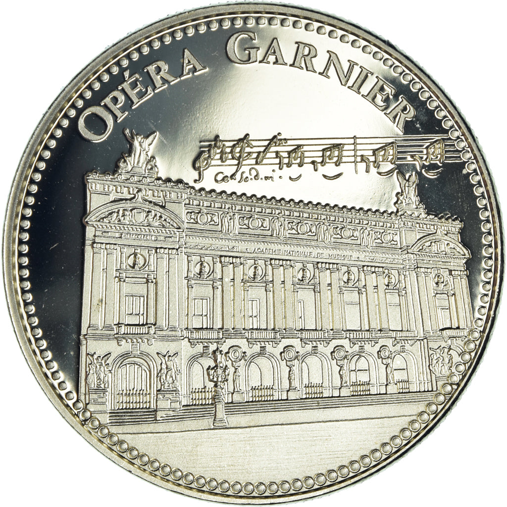 France, Medal, Les plus beaux trésors du patrimoine de France, Opéra Garnier