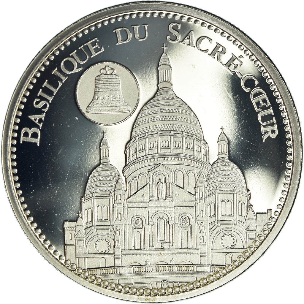 Francja, medal, Basilique du Sacré Coeur de Montmartre, MS(65-70), Pokryte