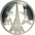 Francia, medalla, Paris - La Tour Eiffel, Patrimoine, FDC, Cobre - níquel