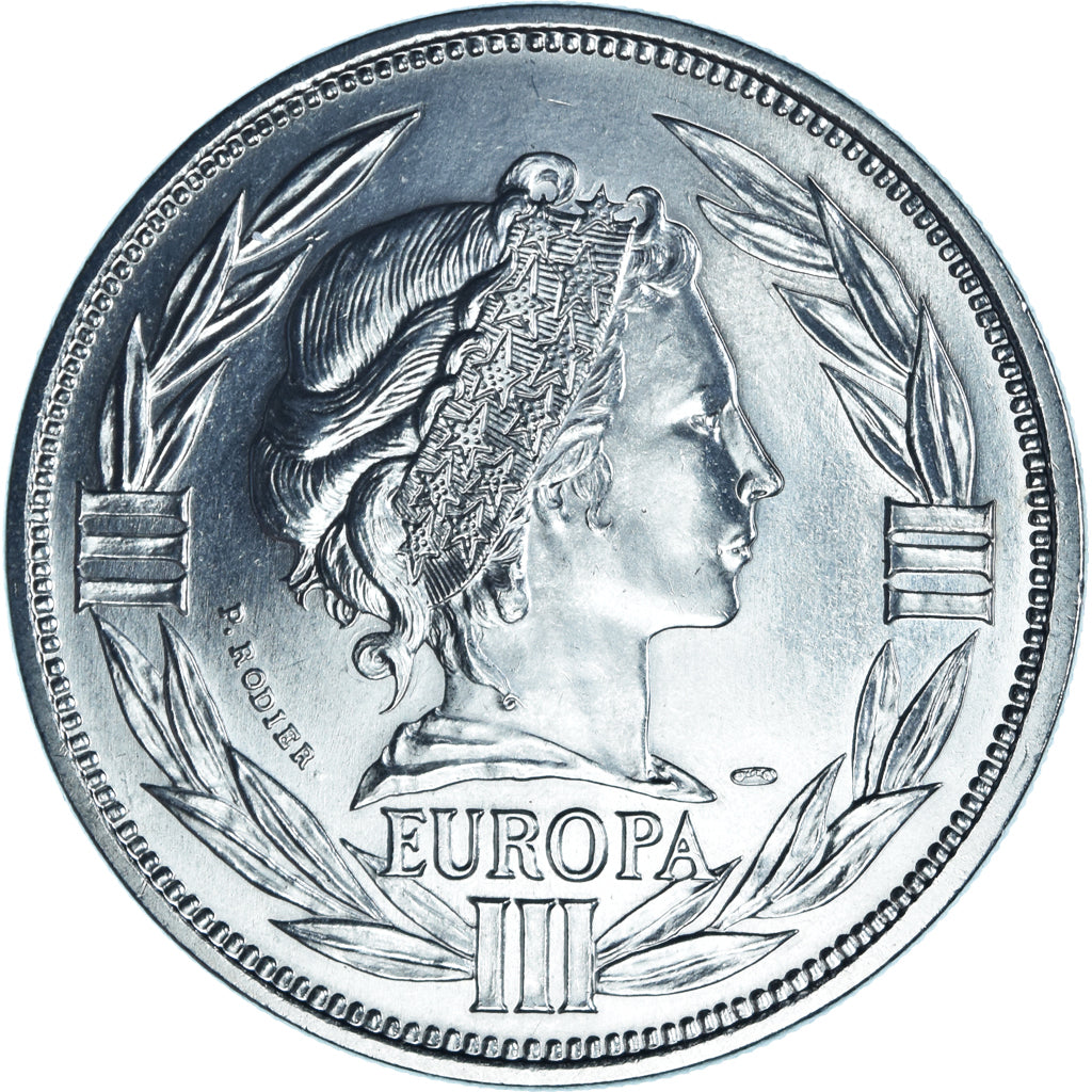 Francia, medaglia, Ecu Europa, Marianne, Politics, 1994, FDC, Rame-nichel