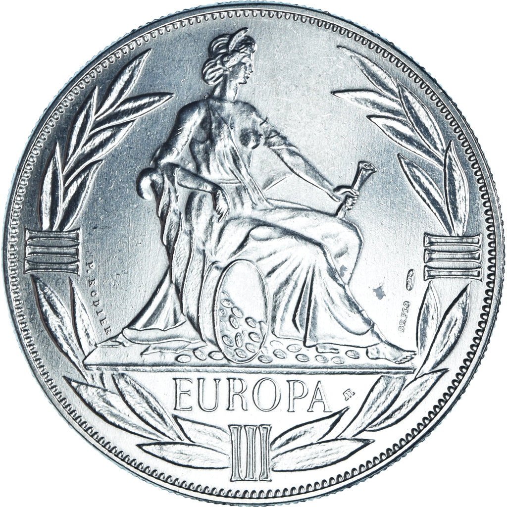 France, Médaille, Ecu Europa, Europe Assise, Politics, 1984, Rodier, FDC