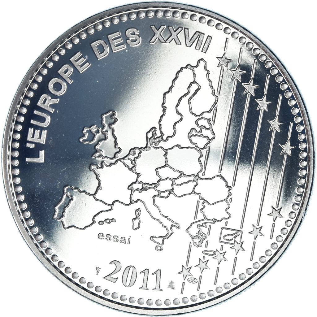 Frankreich, Medaille, L'Europe des XXVII, Bienvenue à l'Estonie, Politics