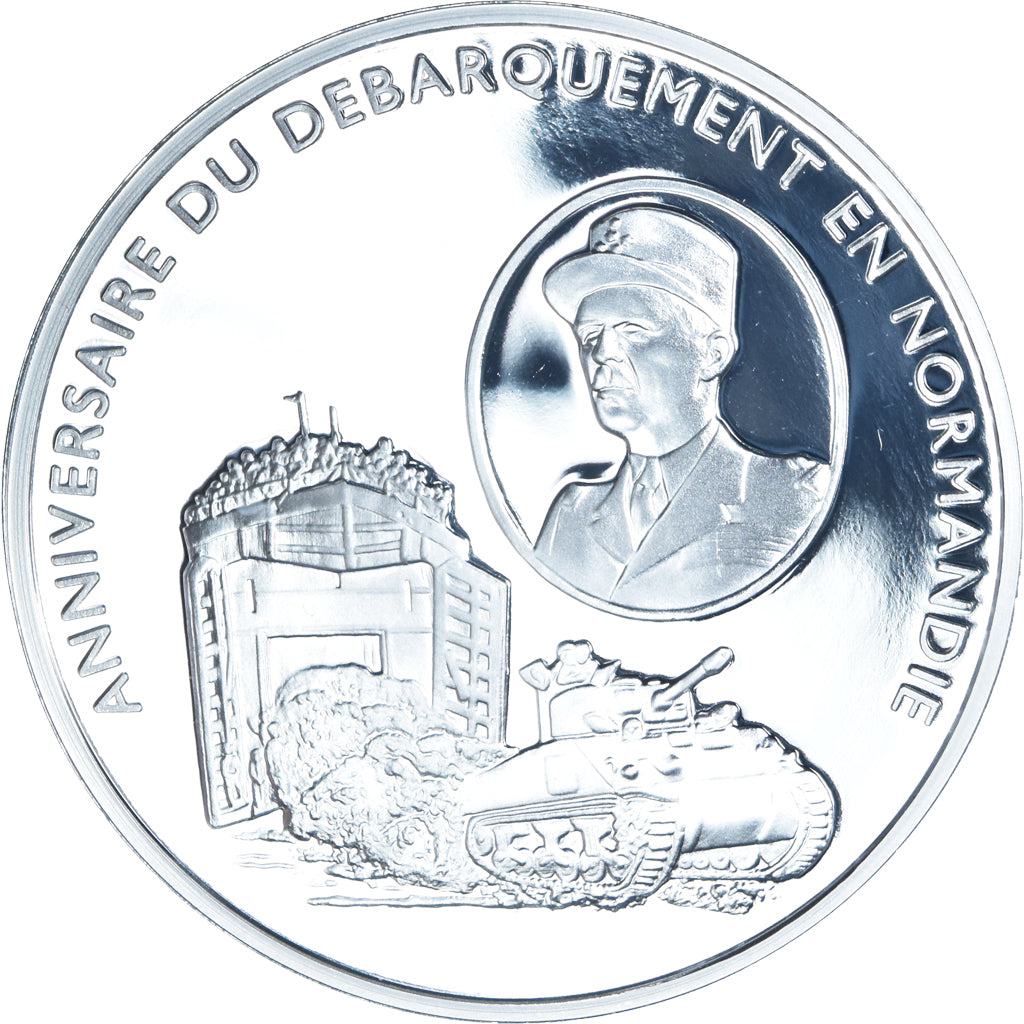 France, Medal, Anniversaire du Débarquement de Normandie, WAR, MS(65-70)