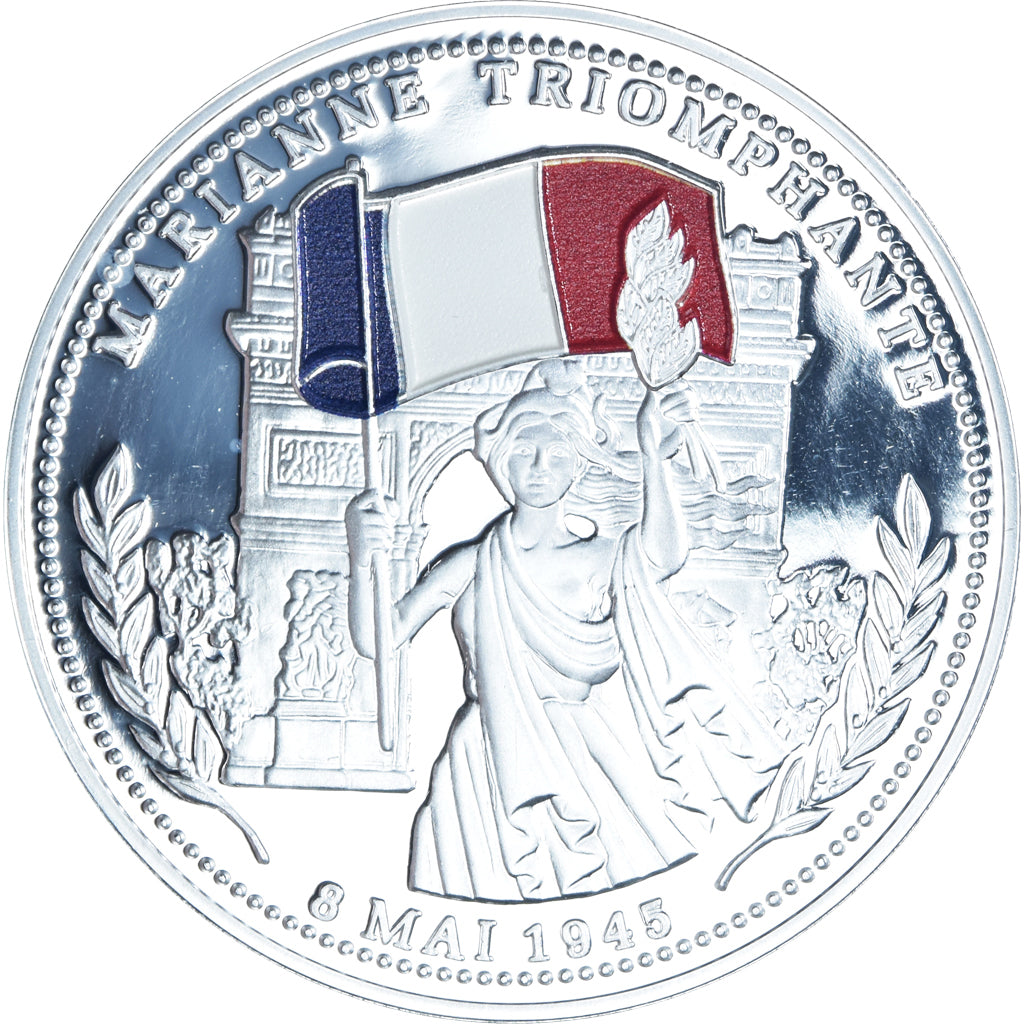 France, Medal, Seconde Guerre Mondiale, Marianne Triomphante, WAR, BE