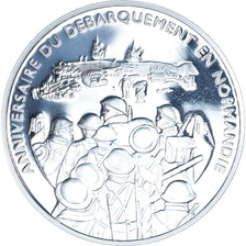 Frankrijk, Medaille, Anniversaire du Débarquement de Normandie, WAR, BE, FDC