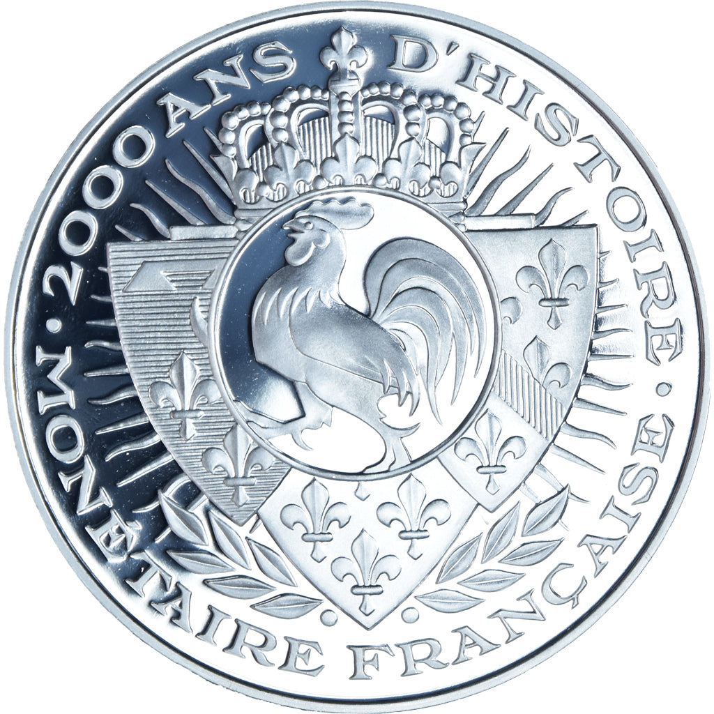 Francia, medaglia, Histoire de la monnaie Française, Louis d'or de Louis XIV