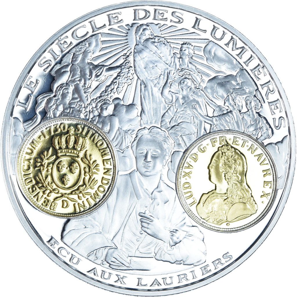 France, Médaille, Histoire Monétaire, Ecu aux Lauriers, Louis XV, BE, FDC