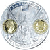 France, Medal, Histoire Monétaire, 100 Francs Charles X, BE, MS(65-70), Silver
