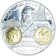 France, Medal, Histoire Monétaire, 20 Francs Coq, BE, MS(65-70), Silver