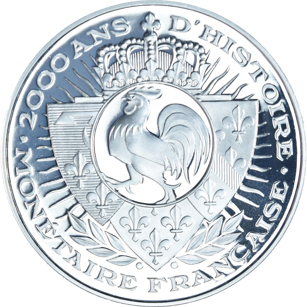 France, Medal, Histoire Monétaire, Royal d'Or, BE, MS(65-70), Silver