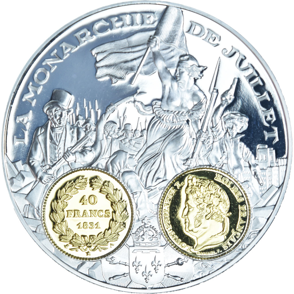 France, Médaille, Histoire Monétaire, 40 Francs Louis-Philippe Ier, BE, FDC