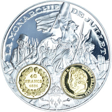 France, Médaille, Histoire Monétaire, 40 Francs Louis-Philippe Ier, BE, FDC