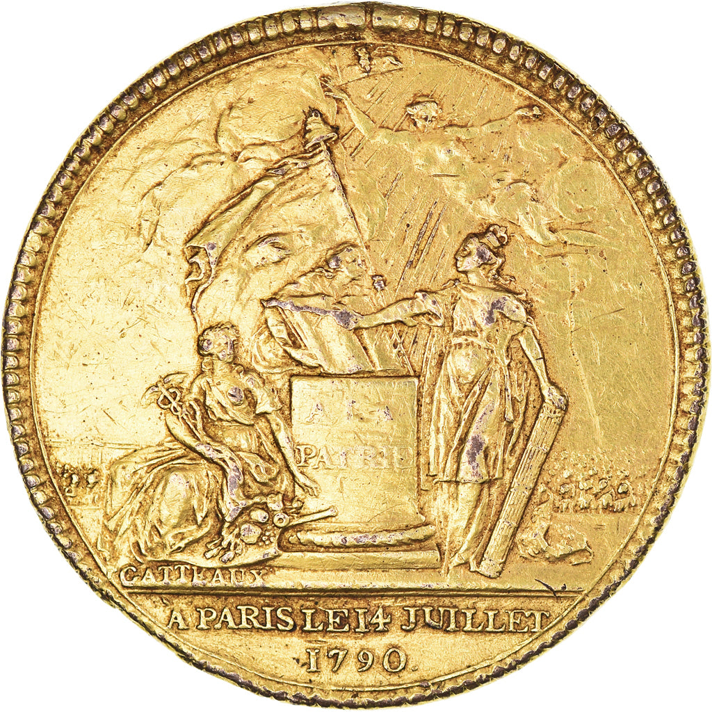 Frankreich, Medaille, Constitution, Confédération des François, Paris