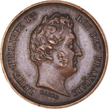 France, Médaille, Louis-Philippe Ier Elu Roi, History, 1830, Barre, TTB+