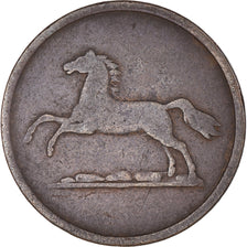 Coin, German States, BRUNSWICK-WOLFENBUTTEL, Wilhelm, 2 Pfennige, 1851