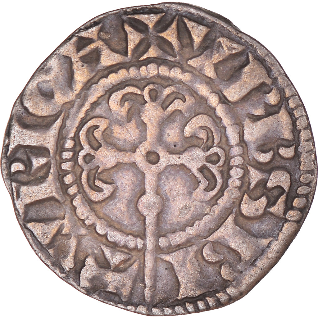 Moneta, Francia, Louis VII, Denarius, Bourges, BB, Argento, Duplessy:134