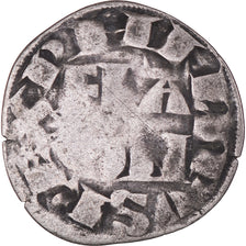 Coin, France, Philippe II, Denier Parisis, Paris, VF(20-25), Silver