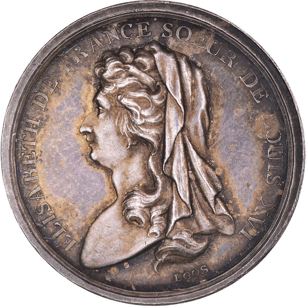 Frankreich, betaalpenning, Élisabeth-Philippe-Marie-Hélène de France, Soeur