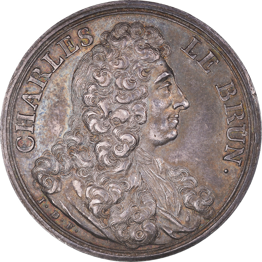 Francja, Token, Charles Le Brun, Premier Peintre du Roy, Historia, 1690