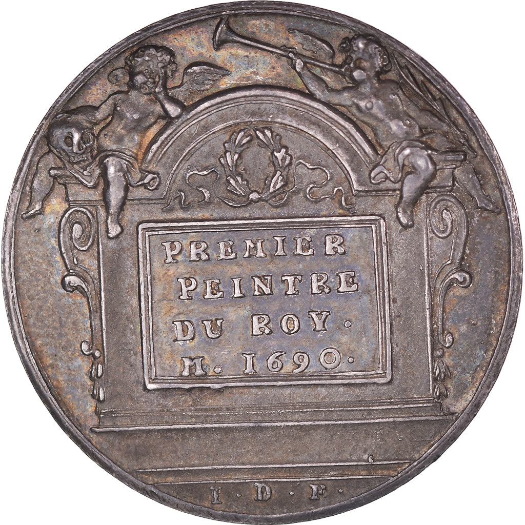 Francja, Token, Charles Le Brun, Premier Peintre du Roy, Historia, 1690