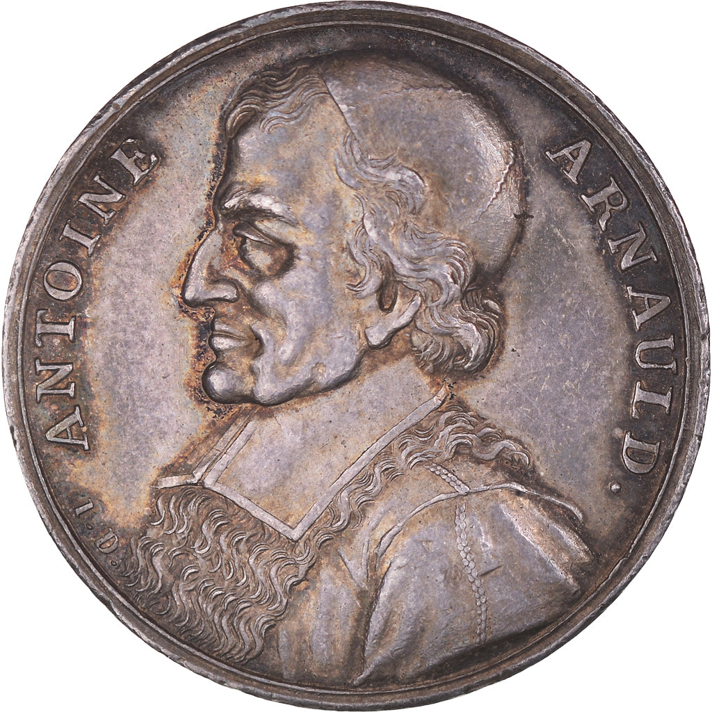 Francia, zeton, Antoine Arnauld, Docteur de Sorbonne, History, 1694, Dassier