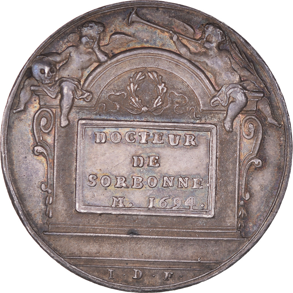 Francia, zeton, Antoine Arnauld, Docteur de Sorbonne, History, 1694, Dassier