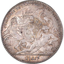 France, Token, Louis XV, Corporations, Drapiers de Lyon, History, 1755, MS(63)
