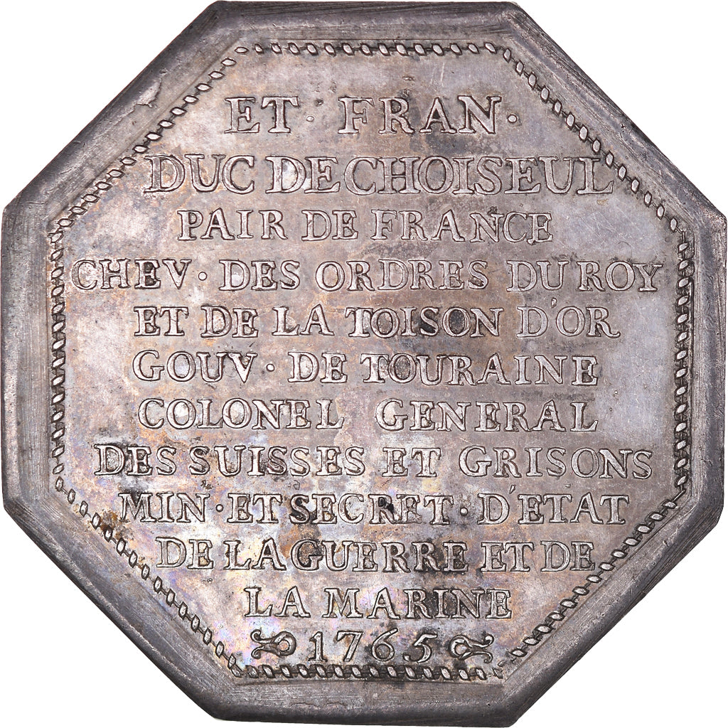 France, Jeton, Royal, Louis XV, Ile de France, Étienne François de Choiseul