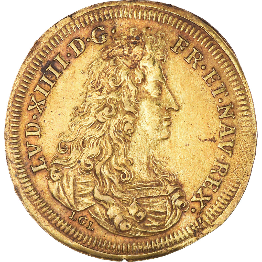France, Jeton, Royal, Louis XIV, Nuremberg, Lazarus Gottlieb Lauffer, SPL