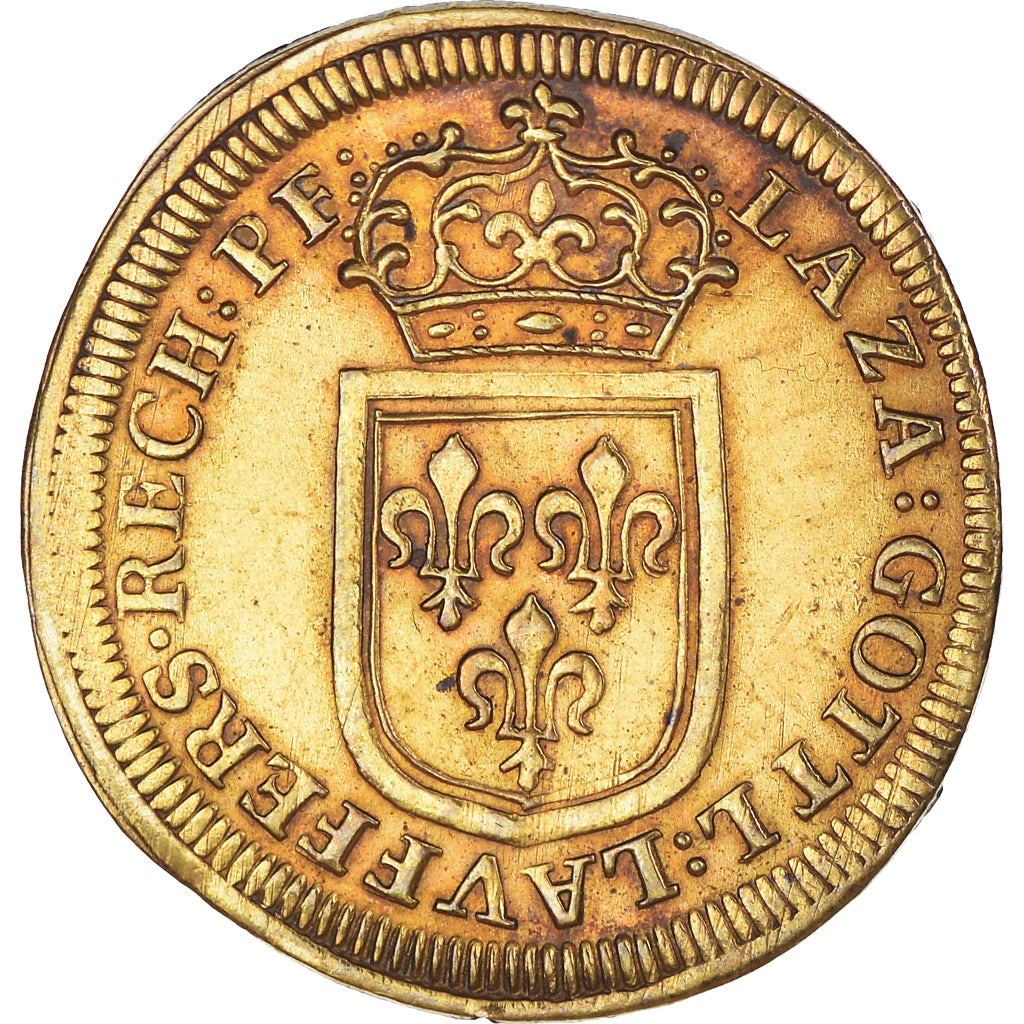 France, Jeton, Royal, Louis XIV, Nuremberg, Lazarus Gottlieb Lauffer, SPL