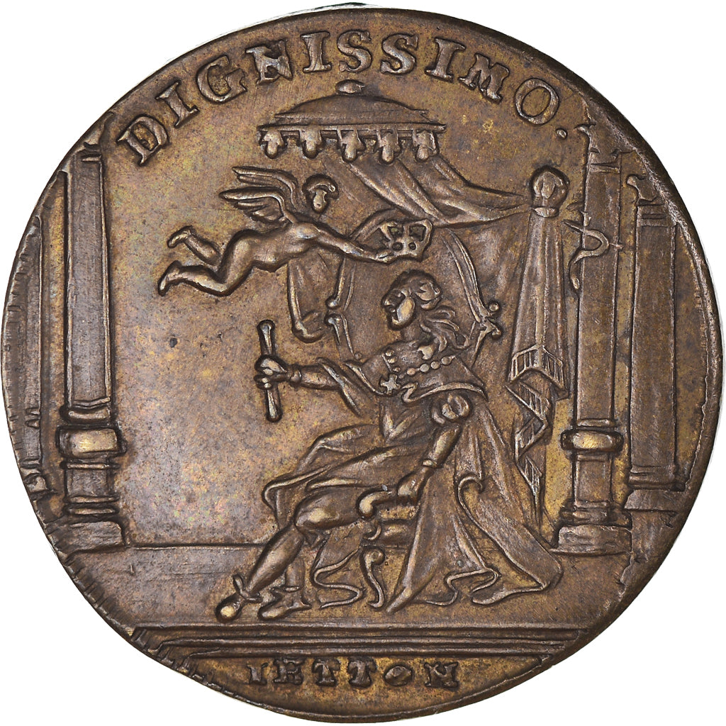 Francia, zeton, Royal, Louis XVI, Nuremberg, Couronnement du Roi, History, EBC
