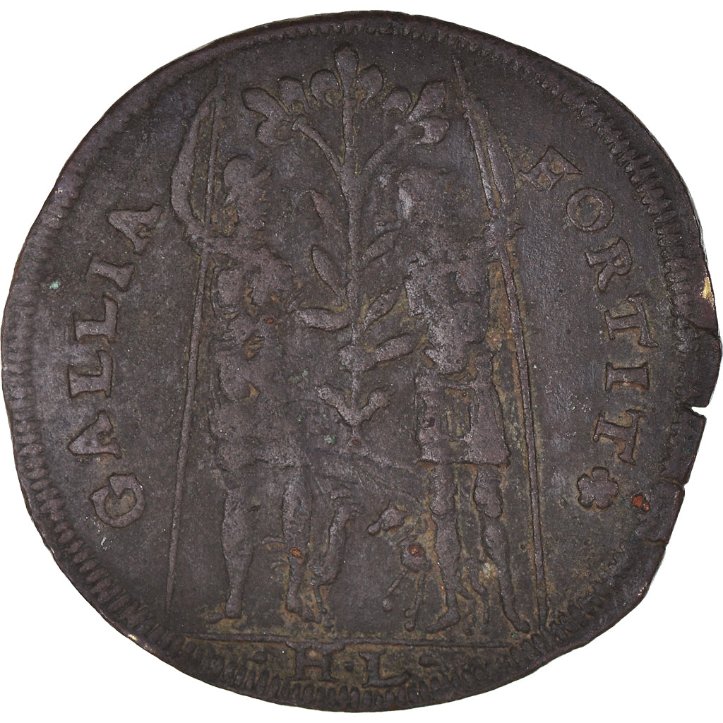 Frankreich, betaalpenning, Royal, Henri III, Gallia Fortit, History, S+
