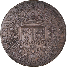 Francia, zeton, Picardie, Louis XIV, Ville d'Amiens, History, MBC+, Cobre