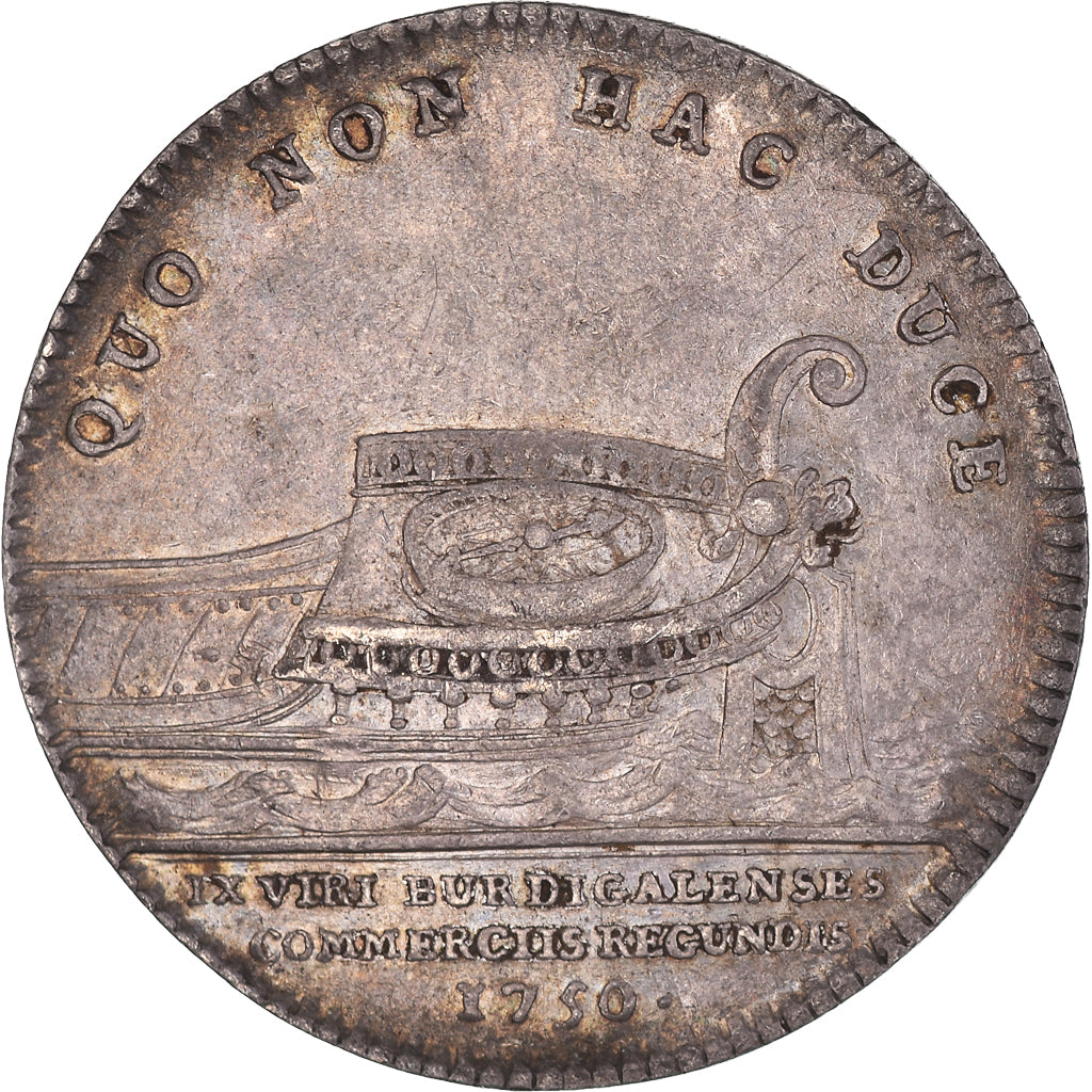 France, Token, Louis XV, Chambre de Commerce de Bordeaux, History, 1750
