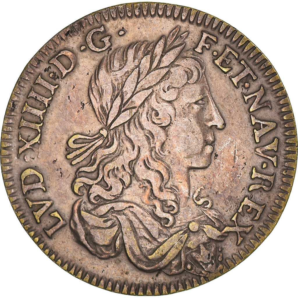 Francia, ficha, Louis XIV, Les Coeurs Fidèles, History, BB+, Rame placcato