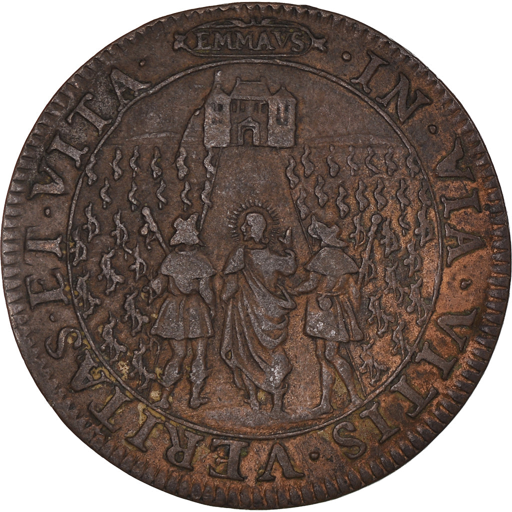 Frankreich, betaalpenning, Royal, Corporations, History, 1650, SS, Kupfer