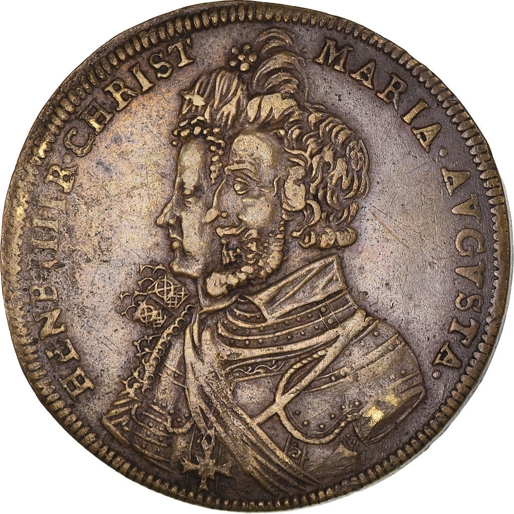 França, Token, Monarquia, Henri IV Le Grand avec Marie de Médicis, História
