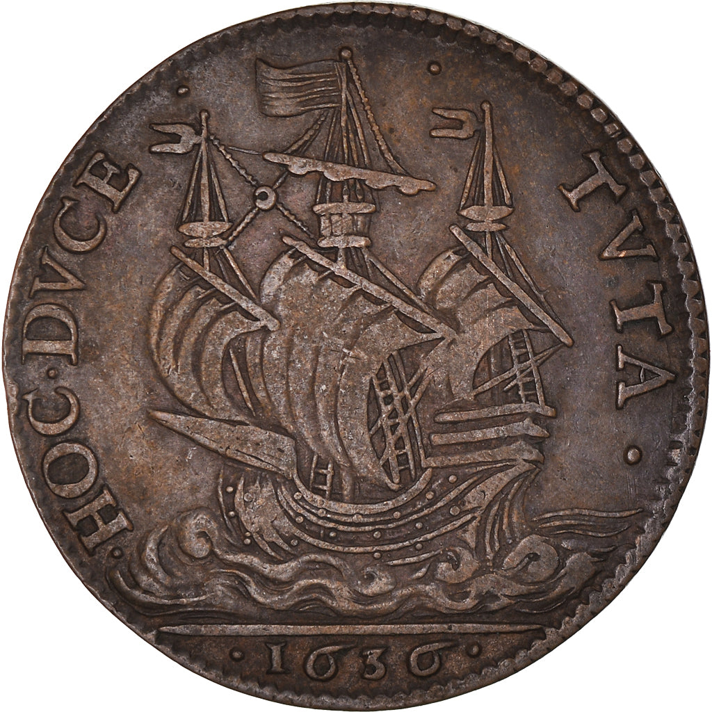 Francia, zeton, Royal, Armand Du Plessis Cardinal de Richelieu, History, 1636